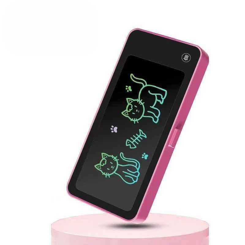 2 in 1 LCD Writing Pad Pencil Box for Kids