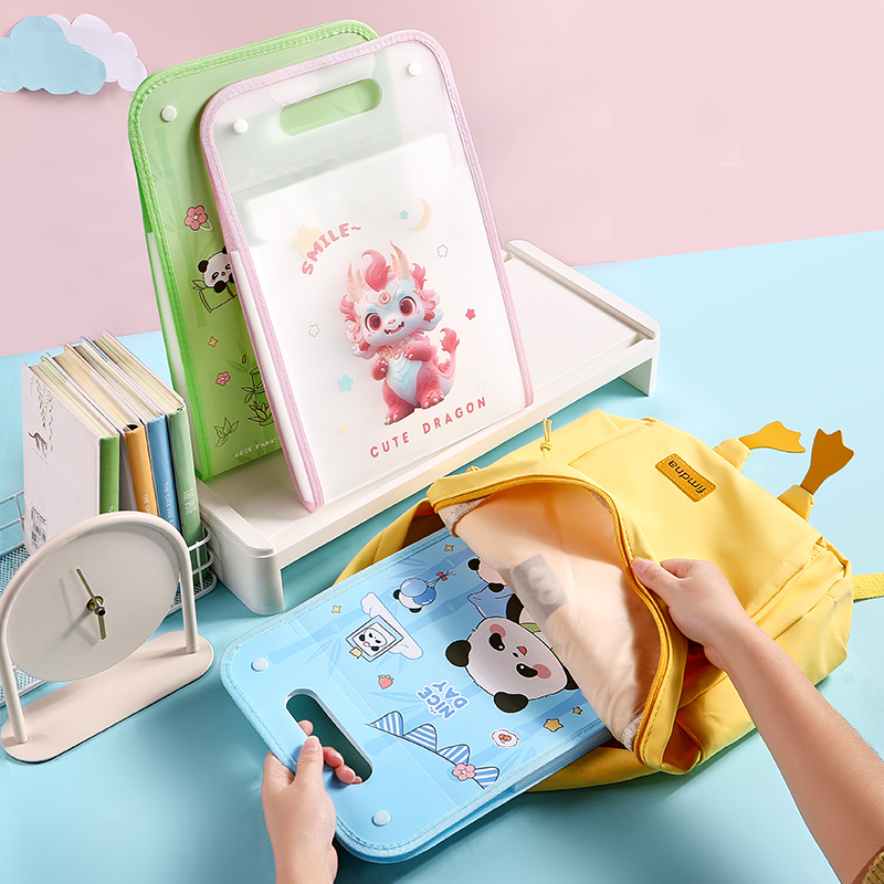 File Folder with Button Lock and Handle Certificates Holder MIX Desing