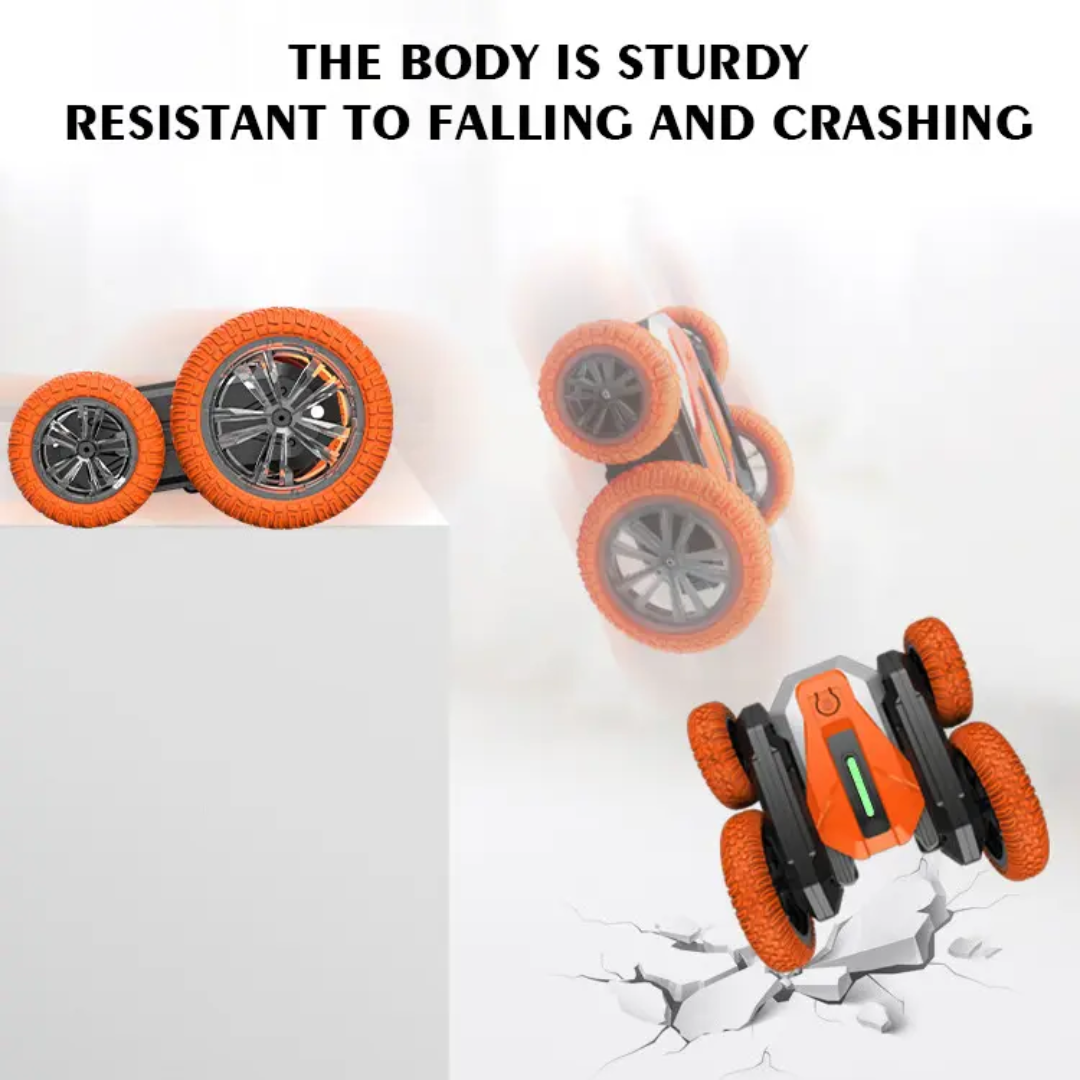 Rotating LED RC Stunt Car