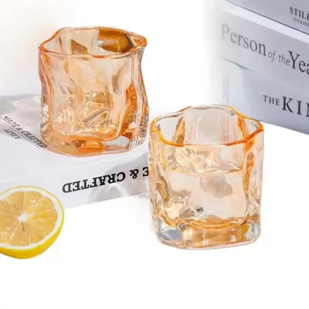 Gold Juice Glass Set Of 6 (200ML)