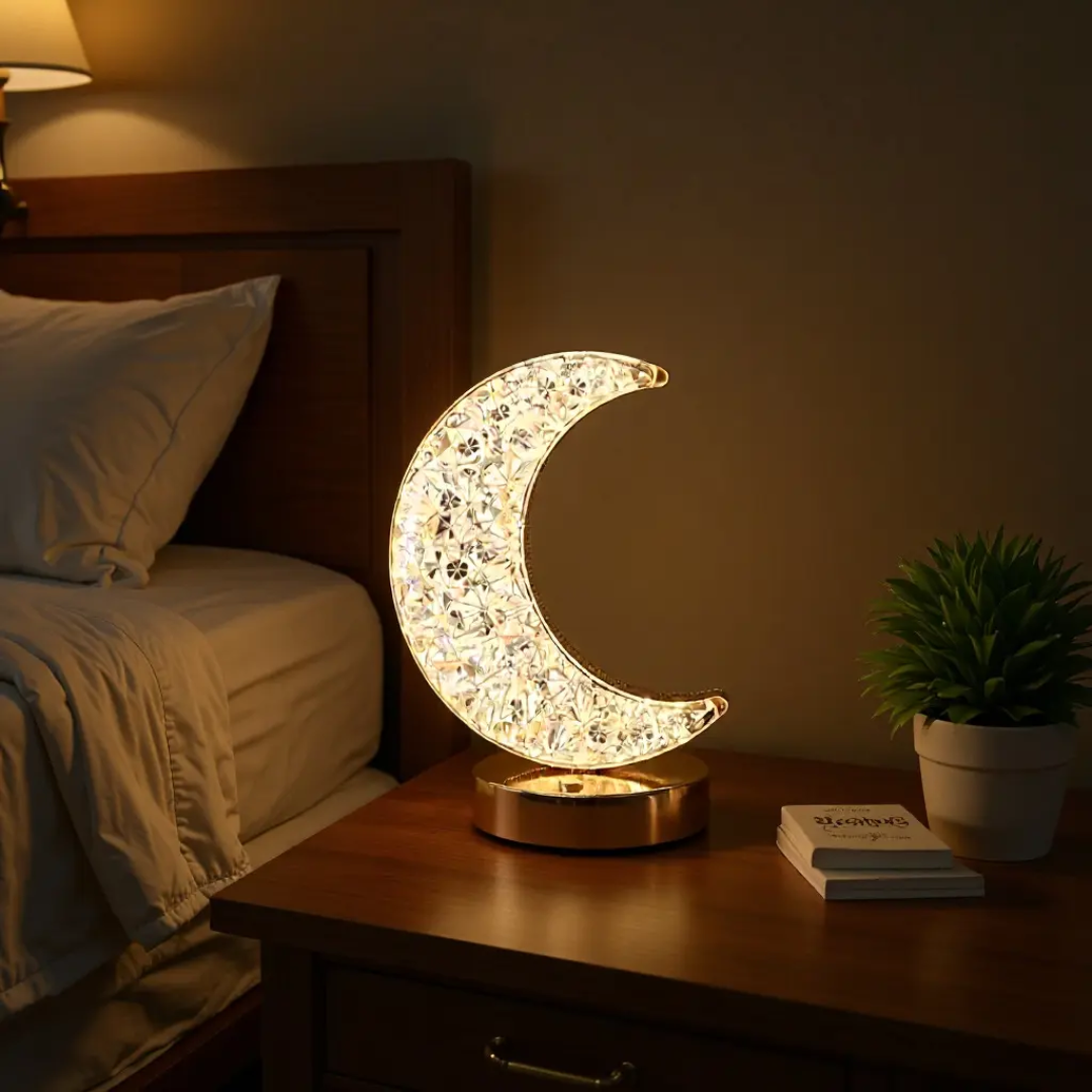 3D LED Moon Table Lamp