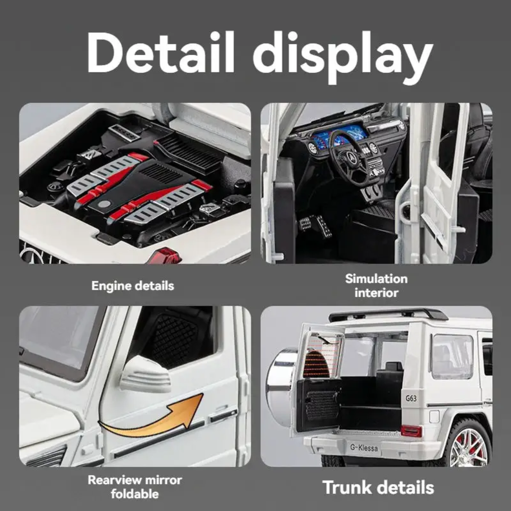 Realistic G63 AMG Design Metal Body With Remote Control