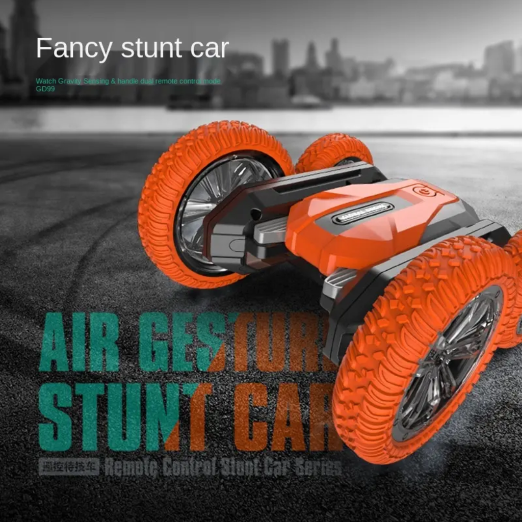 Rotating LED RC Stunt Car